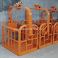 Crane truck car support man working basket frame box table platform for high sky aerial work